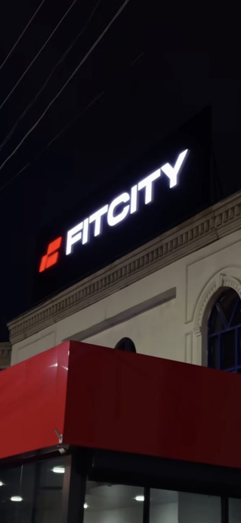 Фасадные вывески для TM «Fitcity»