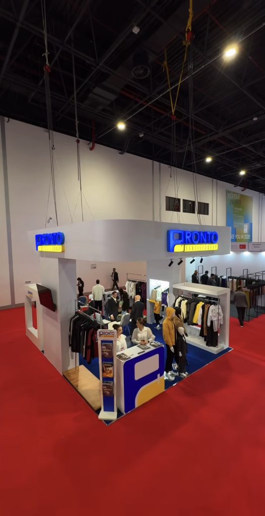 Выставочный стенд для TM «Pronto Textile Group» в CAEX