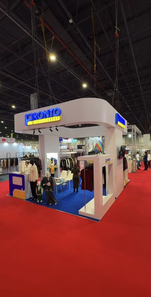 Выставочный стенд для TM «Pronto Textile Group» в CAEX