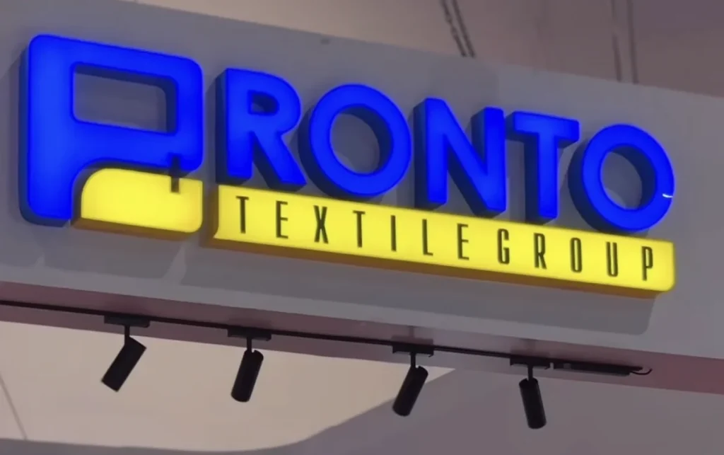 CAEX’da Pronto Textile Group uchun ko’rgazma stendi