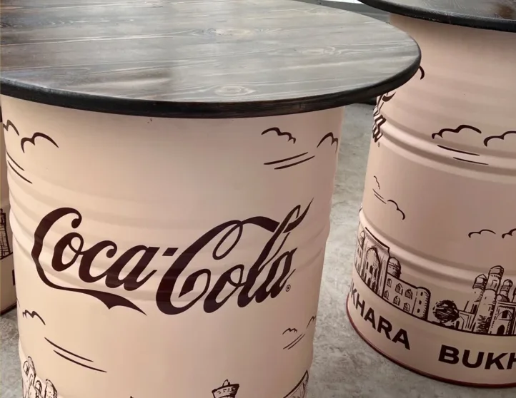 Брендированные бочки для ТМ «Coca-Cola»