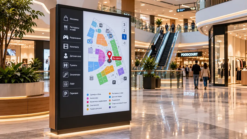 Shopping Mall Navigation in Tashkent: Layout, Price, Installation